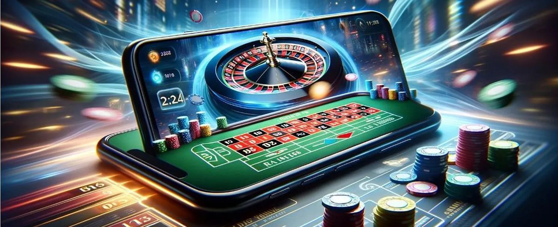 Dynamic casino slot background